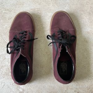 Vans Shoes Maroon/Burgandy